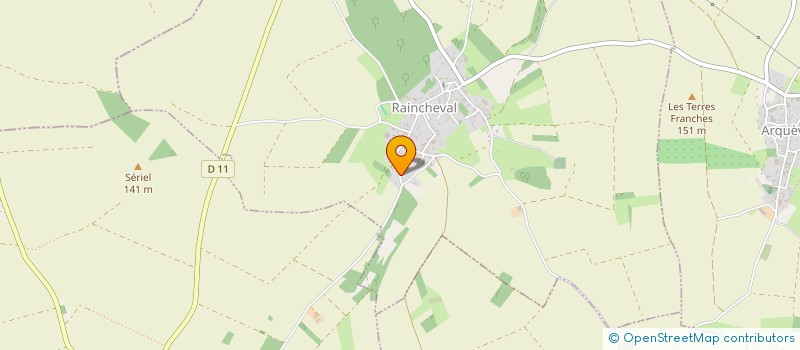 localisation de l'entreprise LTD IMMO  RAINCHEVAL