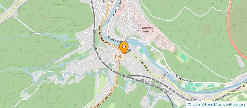 localisation de l'entreprise LTD INVEST  EPINAL