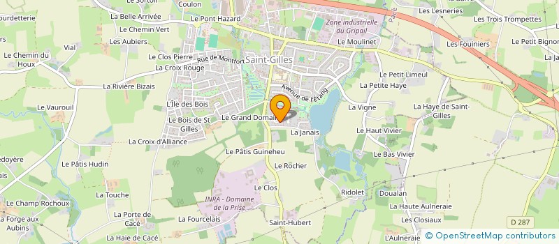 localisation de l'entreprise LTD PATRIMOINE à SAINT-GILLES
