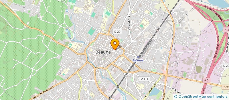 localisation de l'entreprise LTDG EVENT'S à BEAUNE