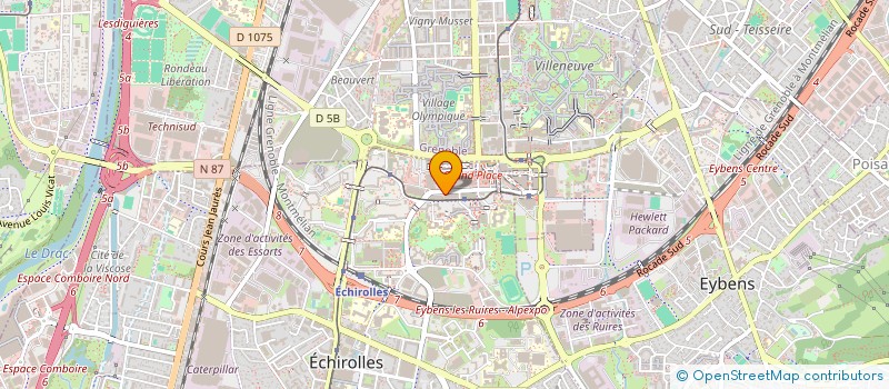 localisation de l'entreprise LTDL MALL  ECHIROLLES