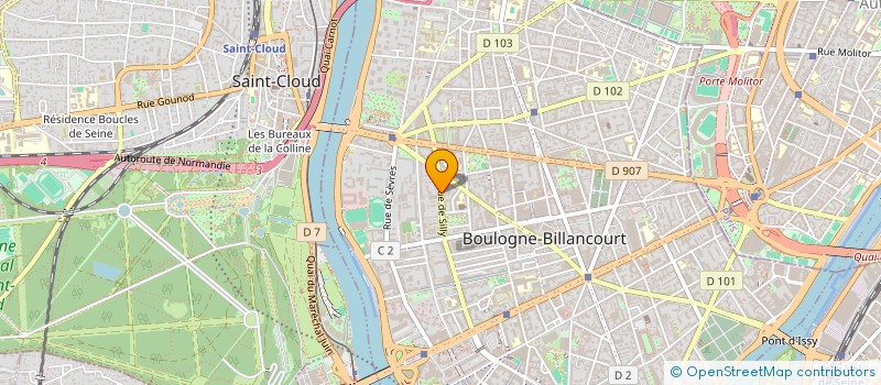 localisation de l'entreprise LTDM à BOULOGNE-BILLANCOURT