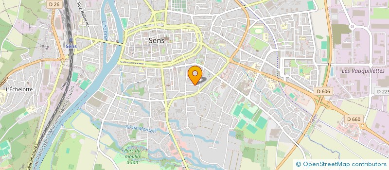 localisation de l'entreprise LTDM CONSTRUCTION BOIS  SENS