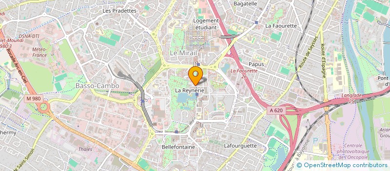 localisation de l'entreprise LTDM PRODUCTION  TOULOUSE