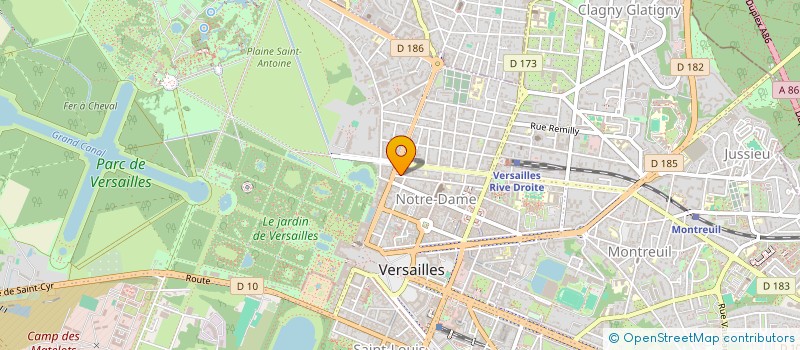 localisation de l'entreprise LTDS à VERSAILLES