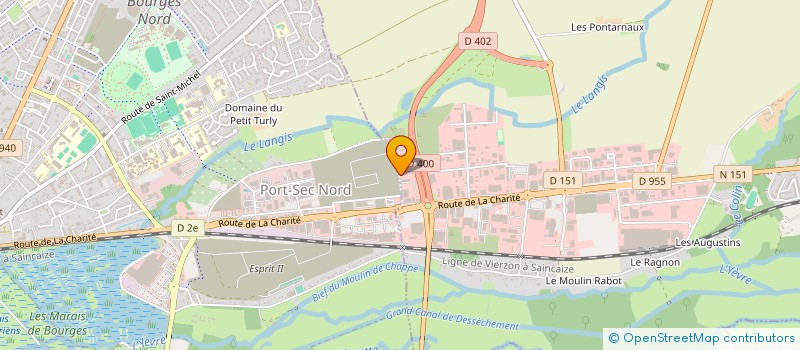 localisation de l'entreprise LTE  BOURGES