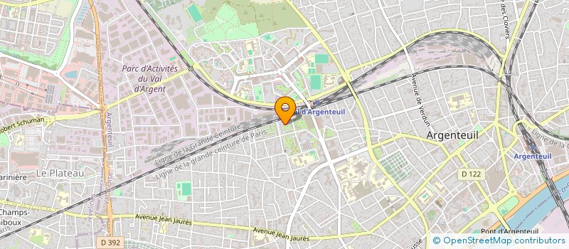 localisation de l'entreprise LTE MERCH  ARGENTEUIL