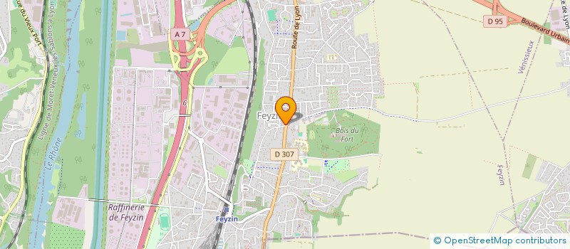 localisation de l'entreprise LTEA TRANSPORT  FEYZIN