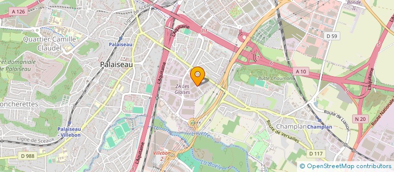 localisation de l'entreprise LTEK CONSULTING à PALAISEAU