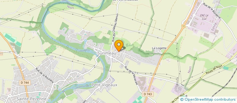 localisation de l'entreprise LTEV à NIORT