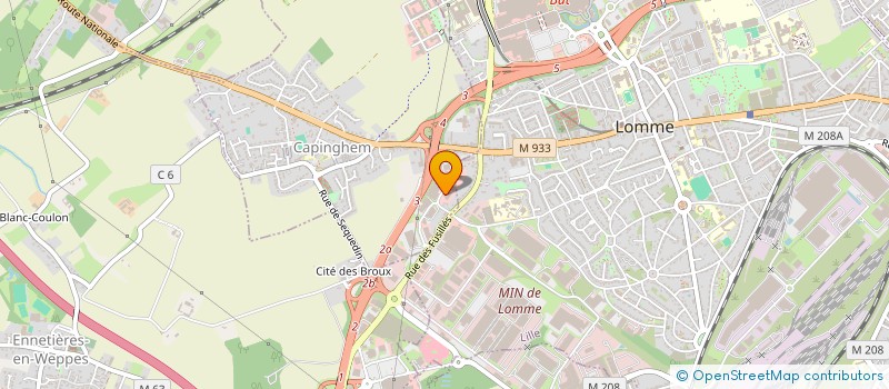 localisation de l'entreprise LTF à LILLE
