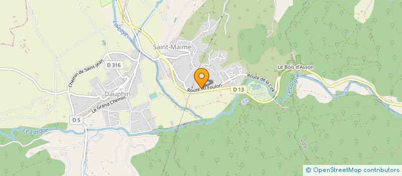 localisation de l'entreprise LTF à SAINT-MAIME