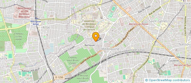 localisation de l'entreprise LTF AGENCY à BORDEAUX