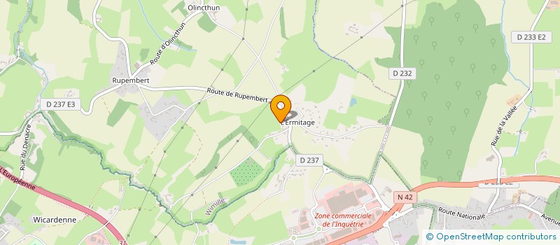 localisation de l'entreprise LTF IMMO  WIMILLE