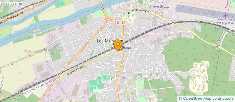 localisation de l'entreprise LTF LOCATIONS à LES MUREAUX