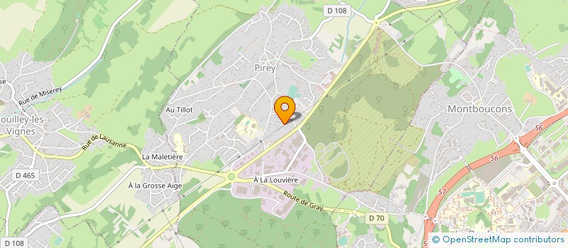 localisation de l'entreprise LTFC à PIREY