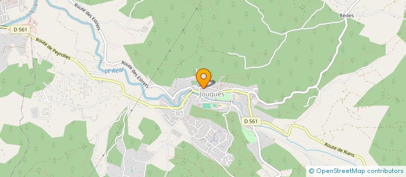 localisation de l'entreprise LTG  JOUQUES