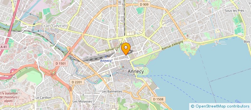 localisation de l'entreprise LTG à ANNECY