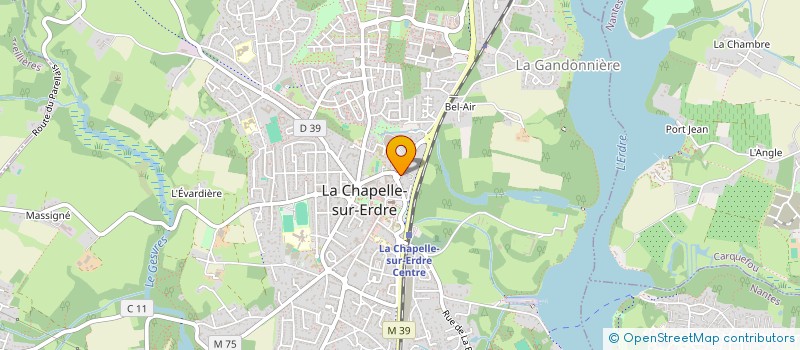 localisation de l'entreprise LTG  LA CHAPELLE-SUR-ERDRE