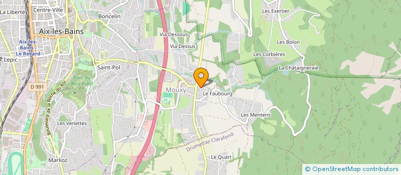 localisation de l'entreprise LTG  MOUXY