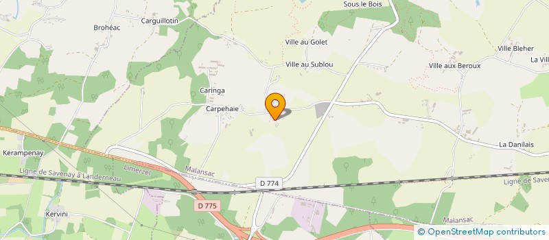 localisation de l'entreprise LTG  MALANSAC