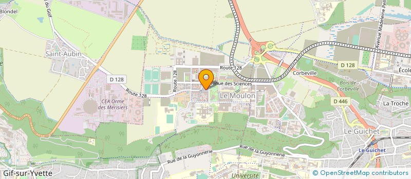 localisation de l'entreprise LTG INDUSTRIE  GIF-SUR-YVETTE