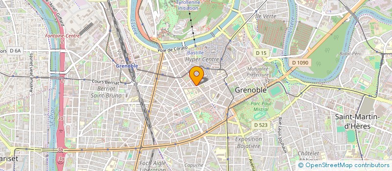 localisation de l'entreprise LTH à GRENOBLE