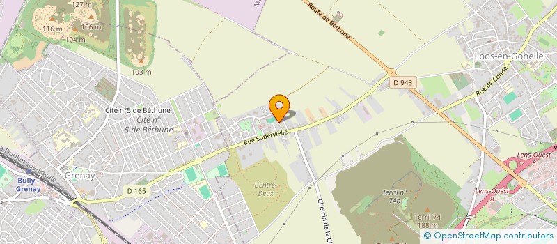 localisation de l'entreprise LTH INVEST  LOOS-EN-GOHELLE