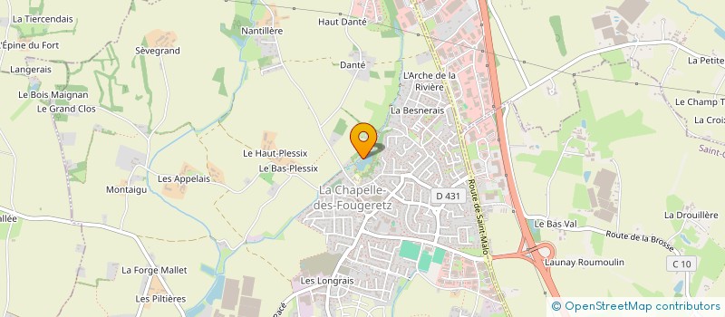 localisation de l'entreprise LTI à MELESSE