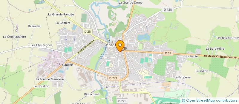localisation de l'entreprise LTI à CRAON