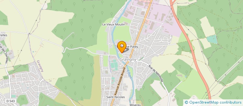 localisation de l'entreprise LTIA à GRAVIGNY