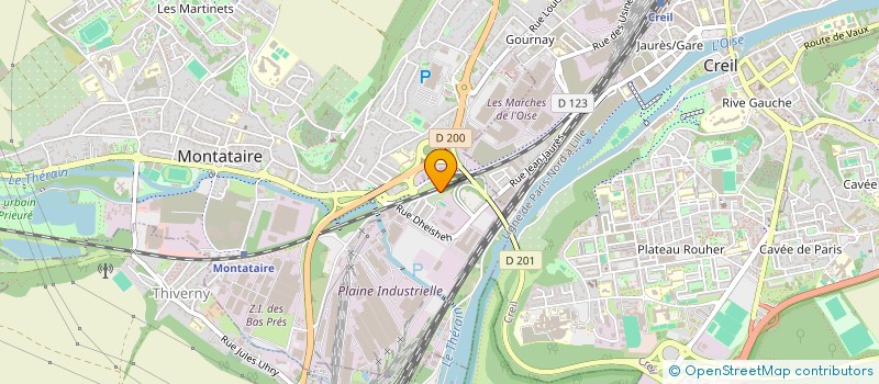 localisation de l'entreprise LTICVA  MONTATAIRE