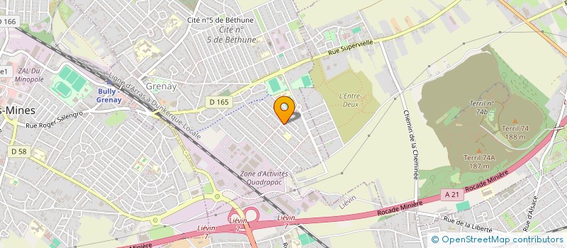 localisation de l'entreprise LTIS à GRENAY