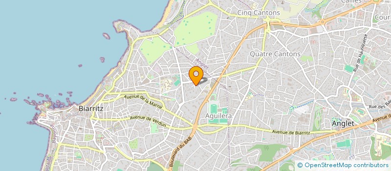 localisation de l'entreprise LTIS SARL à BIARRITZ
