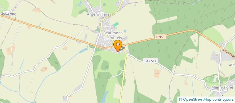 localisation de l'entreprise LTJ à BEAUMONT-LES-AUTELS