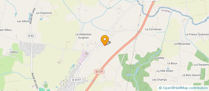 localisation de l'entreprise LTJ  GUIGNEN