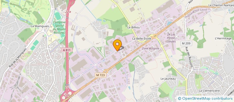 localisation de l'entreprise LTJ DEVELOPPEMENT à CARQUEFOU