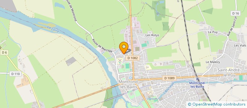 localisation de l'entreprise LTJ HOLDING  MONTROND-LES-BAINS