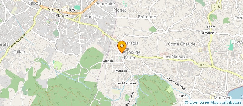 localisation de l'entreprise LTJ INVEST  LA SEYNE SUR MER