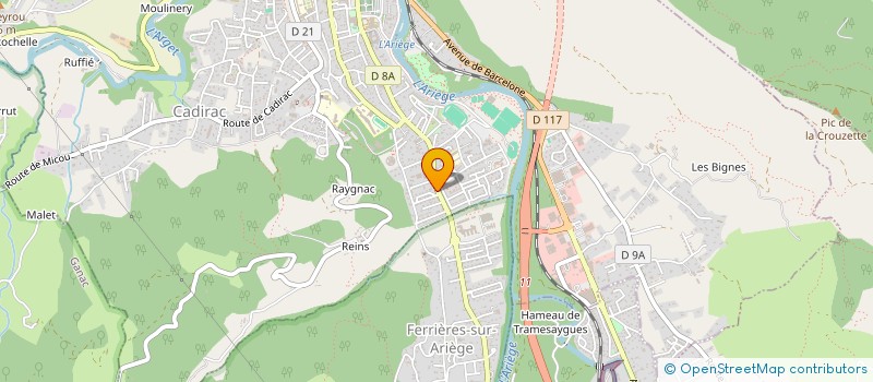 localisation de l'entreprise LTJA à FOIX