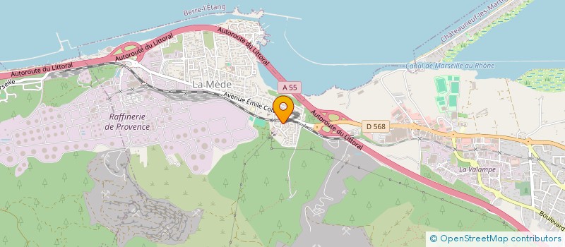 localisation de l'entreprise LTK SERVICES  CHATEAUNEUF-LES-MARTIGUES