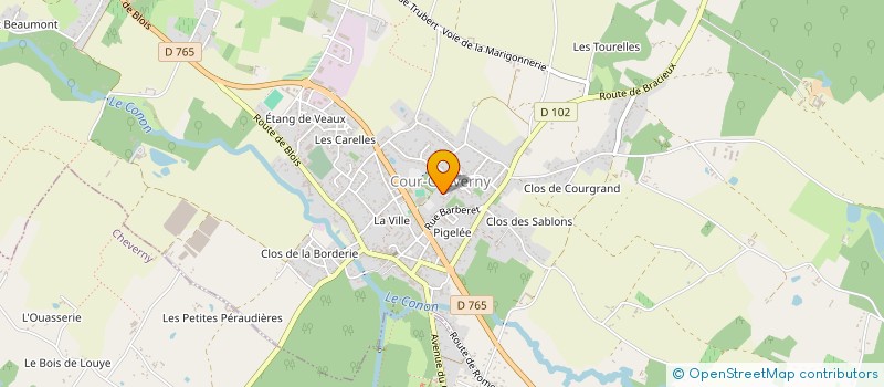 localisation de l'entreprise LTKA  COUR-CHEVERNY