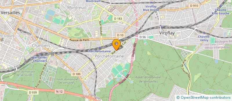localisation de l'entreprise LTL à VERSAILLES