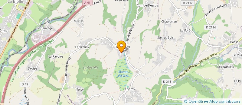 localisation de l'entreprise LTL  ENTRELACS