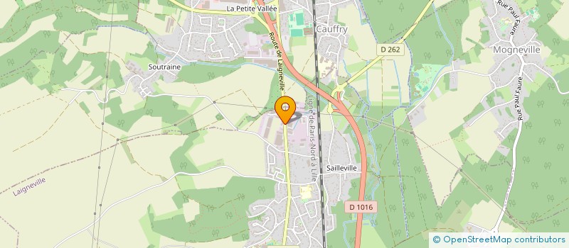 localisation de l'entreprise LTL  LAIGNEVILLE