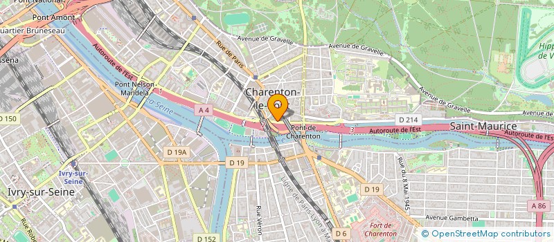 localisation de l'entreprise LTL  CHARENTON-LE-PONT