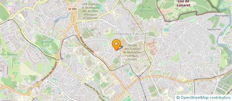 localisation de l'entreprise LTL à MONTPELLIER
