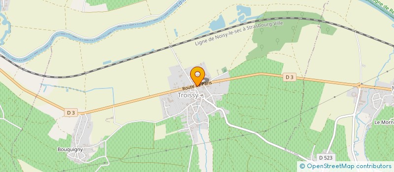 localisation de l'entreprise LTL  TROISSY