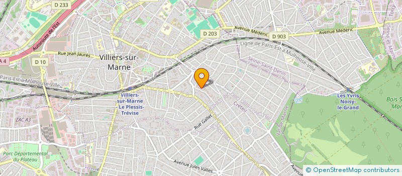 localisation de l'entreprise LTL ARROSAGE à VILLIERS-SUR-MARNE