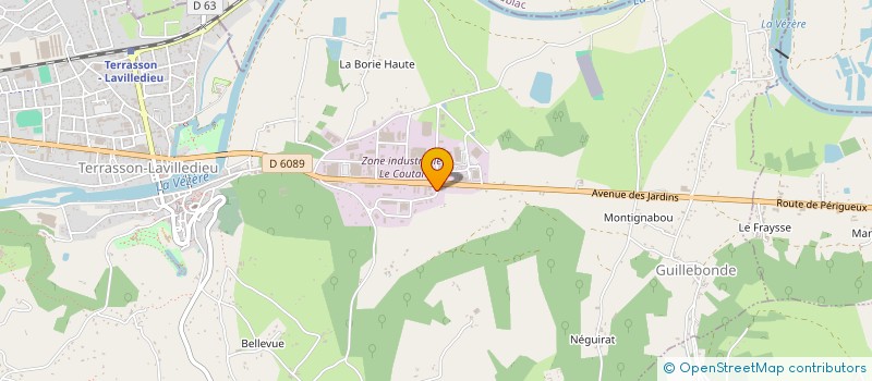 localisation de l'entreprise LTL MOTO  TERRASSON-LAVILLEDIEU